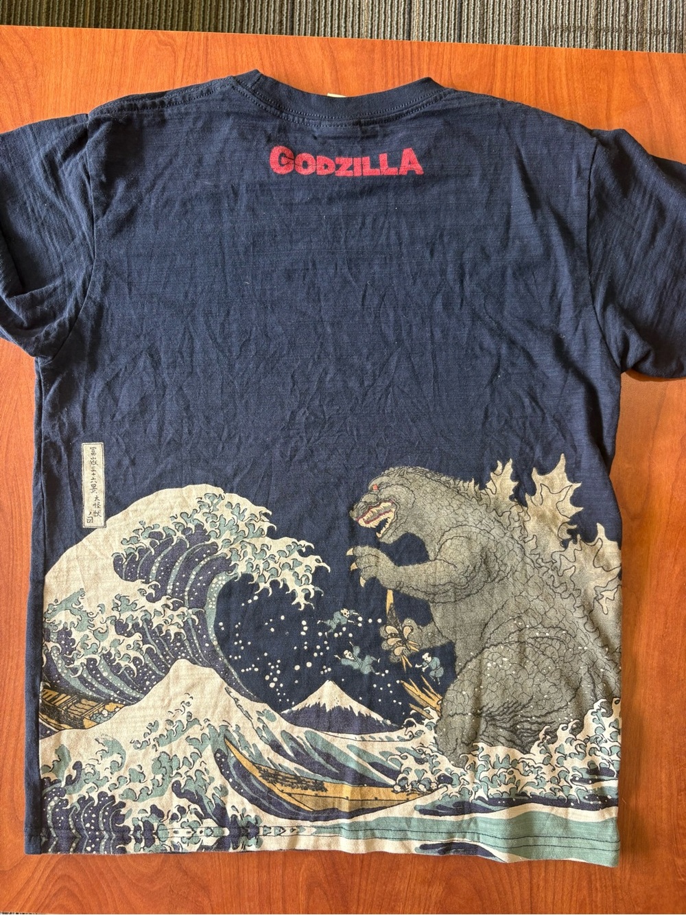 Japanese Graphic Navy T-Shirt